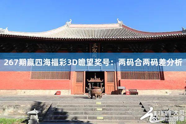 267期赢四海福彩3D瞻望奖号：两码合两码差分析